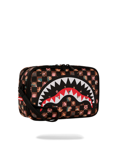 SPRAYGROUND® TOILETRY PEEKING CHARACTERS REMIX TOILETRY BRICK