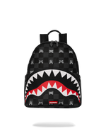 SPRAYGROUND® BACKPACK GRAY PEEKING CHARACTER CHECK SAVAGE BACKPACK