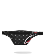 SPRAYGROUND® CROSSBODY GRAY PEEKING CHARACTER CHECK SAVVY CROSSBODY