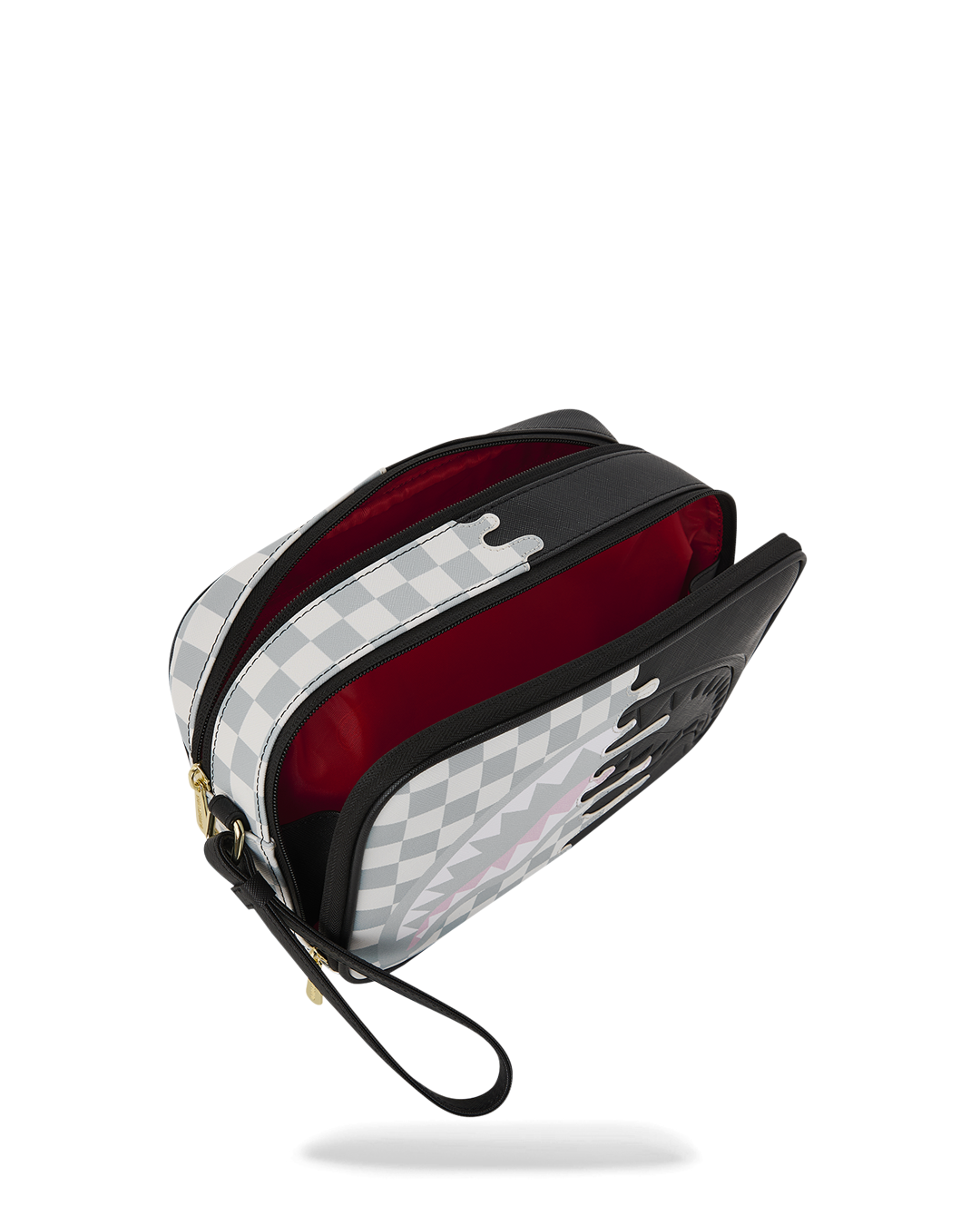 SPRAYGROUND® TOILETRY CREAM CHECK SIDE DRIP TOILETRY BRICK