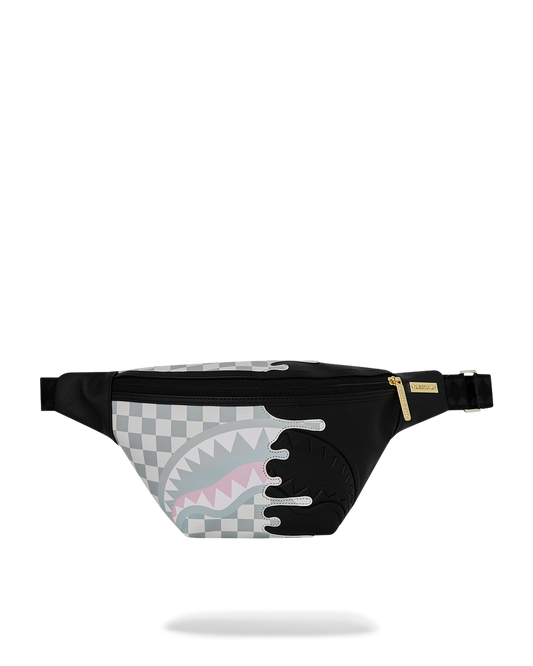 SPRAYGROUND® CROSSBODY CREAM CHECK SIDE DRIP SAVVY CROSSBODY