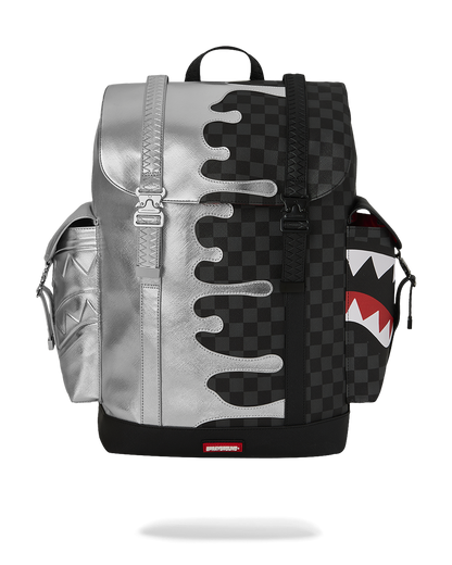 SPRAYGROUND® BACKPACK SILVER SIDE DRIP MONTE CARLO BACKPACK
