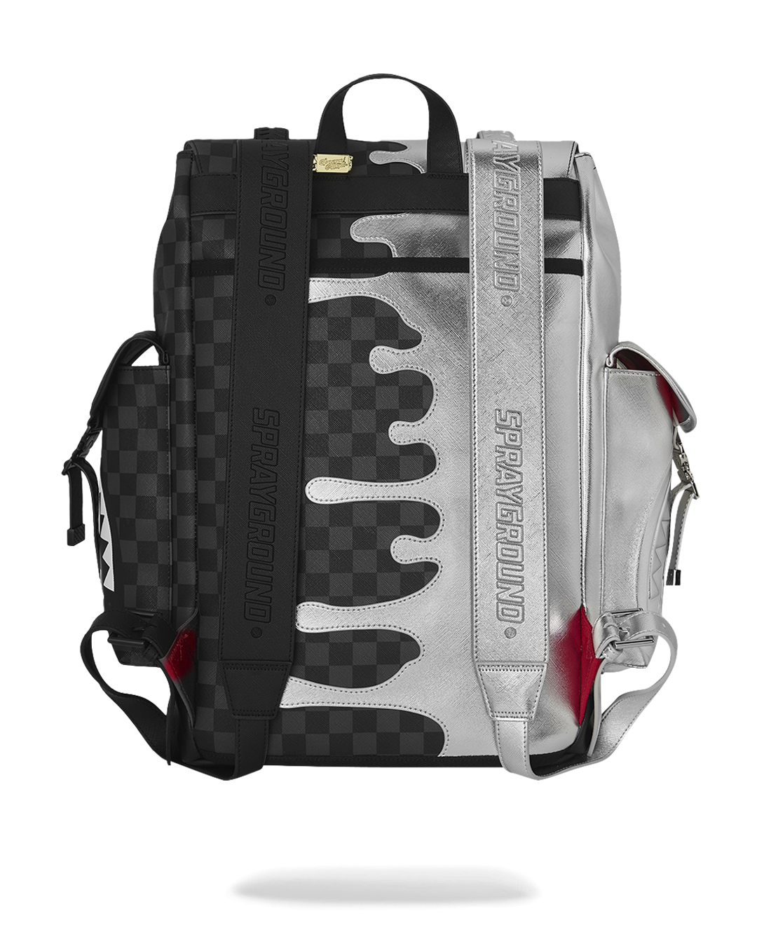 SPRAYGROUND® BACKPACK SILVER SIDE DRIP MONTE CARLO BACKPACK
