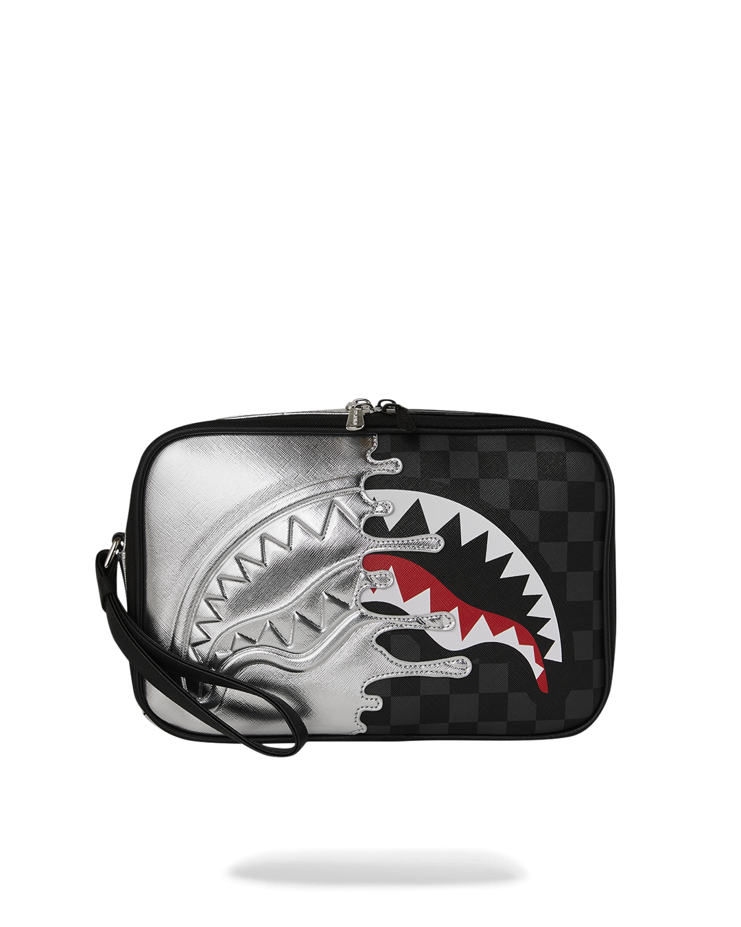 SPRAYGROUND® TOILETRY SILVER SIDE DRIP TOILETRY BRICK