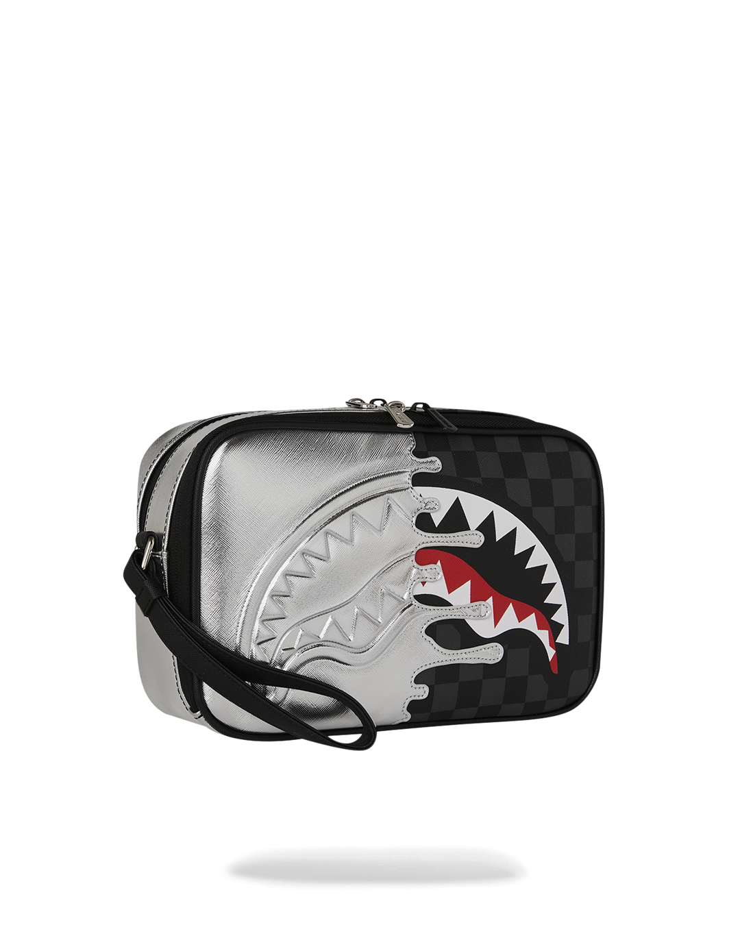 SPRAYGROUND® TOILETRY SILVER SIDE DRIP TOILETRY BRICK