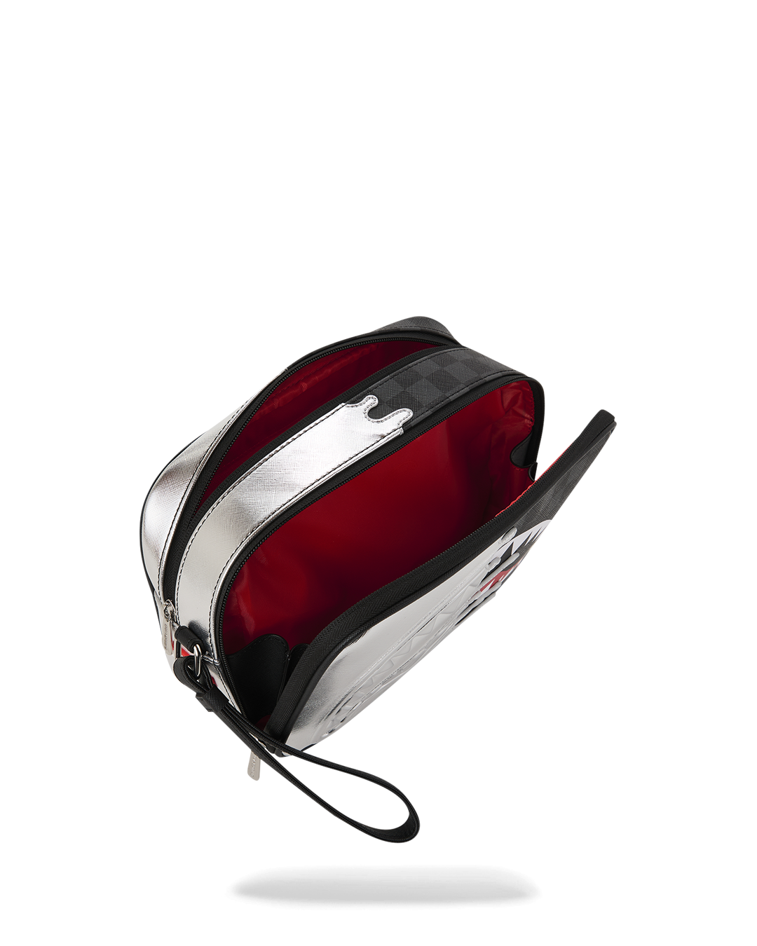 SPRAYGROUND® TOILETRY SILVER SIDE DRIP TOILETRY BRICK