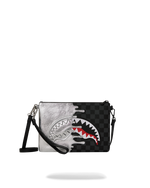 SPRAYGROUND® POUCHETTE SILVER SIDE DRIP CROSSOVER CLUTCH
