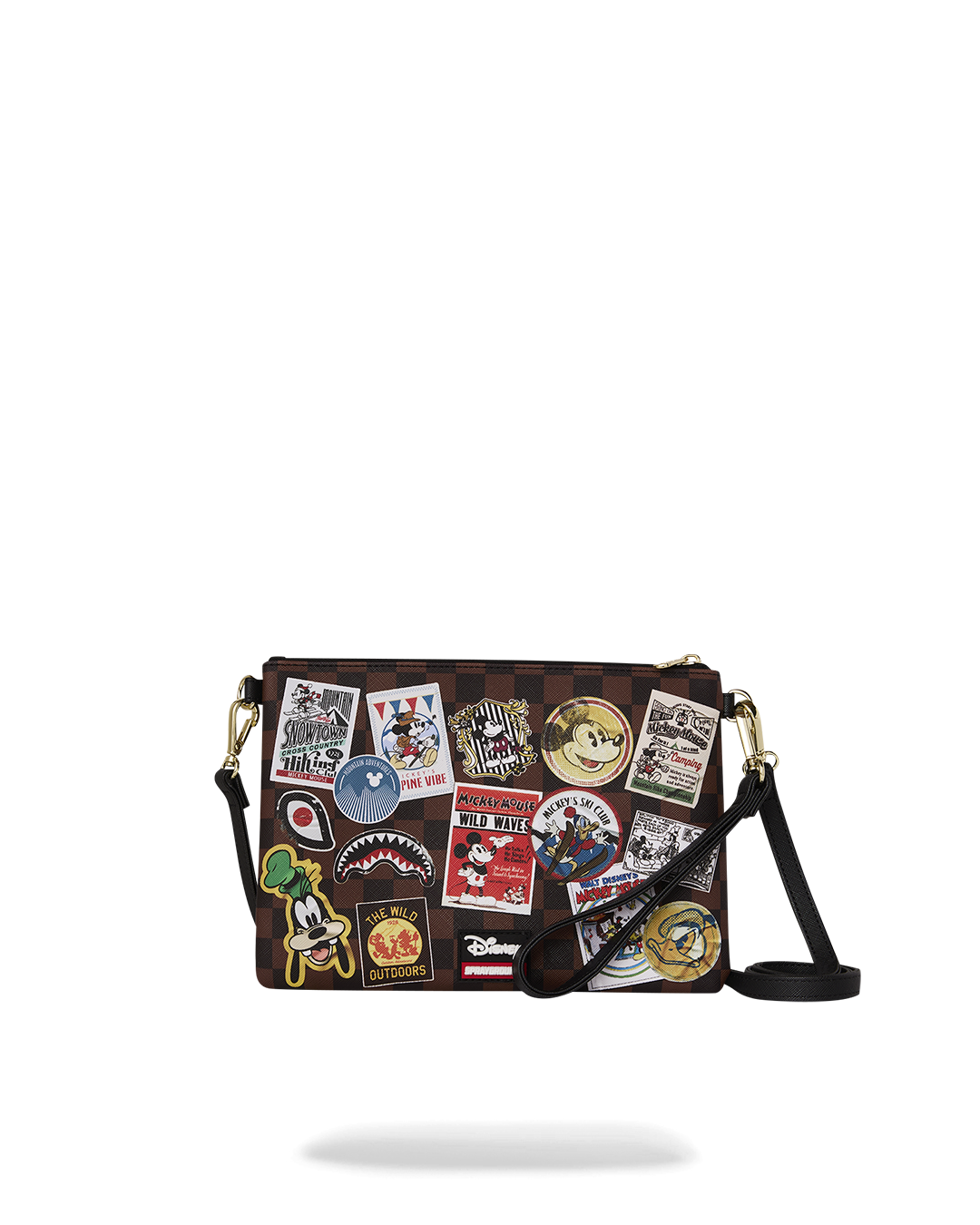 SPRAYGROUND® POUCHETTE MICKEY MOUSE GLOBAL MOGUL CROSSOVER CLUTCH
