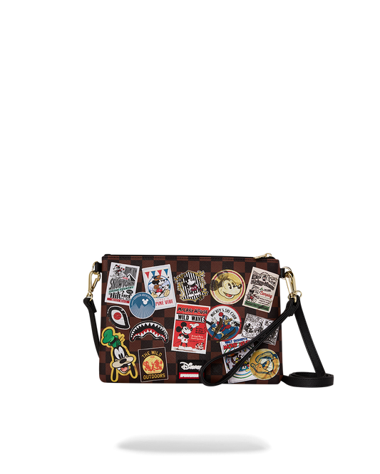 SPRAYGROUND® POUCHETTE MICKEY MOUSE GLOBAL MOGUL CROSSOVER CLUTCH
