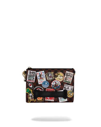 SPRAYGROUND® POUCHETTE MICKEY MOUSE GLOBAL MOGUL CROSSOVER CLUTCH