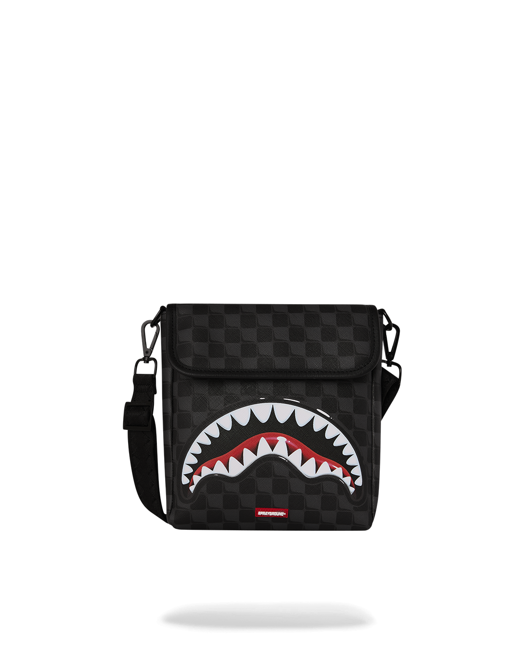 SPRAYGROUND® SLING SHARKS IN PARIS BALLOON BLACK MESSENGER SLING