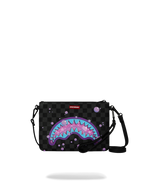 SPRAYGROUND® POUCHETTE PURPLE SLIME TAKEOVER CROSSOVER CLUTCH