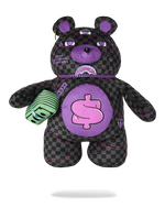 SPRAYGROUND® BACKPACK PURPLE SLIME TAKEOVER MONEYBEAR BACKPACK