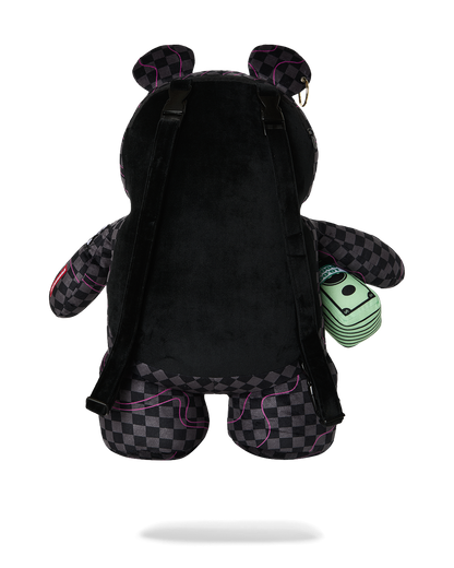 SPRAYGROUND® BACKPACK PURPLE SLIME TAKEOVER MONEYBEAR BACKPACK