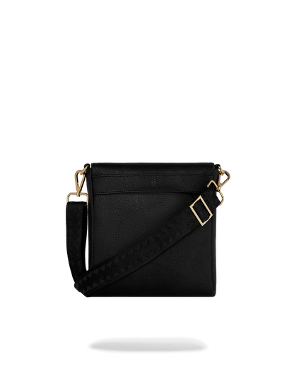 SPRAYGROUND® SLING THAT GOLD DRAP MESSENGER SLING