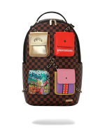 SPRAYGROUNDÂ® BACKPACK HANGING POCKETS MIX UP BACKPACK