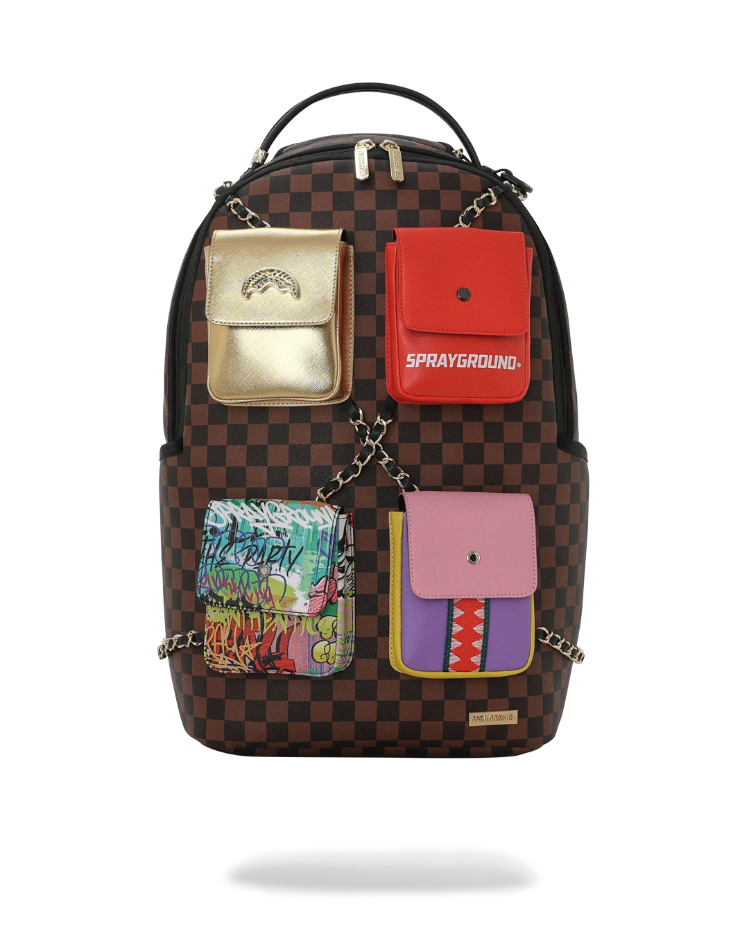 SPRAYGROUNDÂ® BACKPACK HANGING POCKETS MIX UP BACKPACK