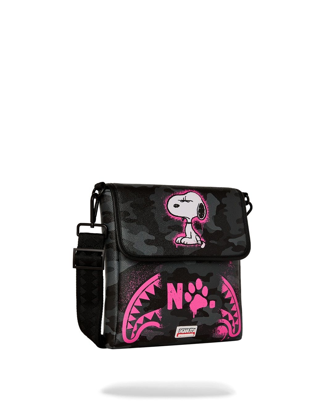 SPRAYGROUND® SLING SNOOPY PINK STENCIL MESSENGER SLING