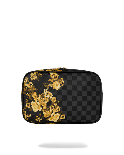 SPRAYGROUND® TOILETRY GOLD FLORAL REMIX TOILETRY BRICK
