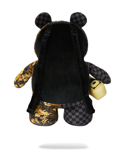 SPRAYGROUND® BACKPACK GOLD FLORAL REMIX MONEYBEAR BACKPACK