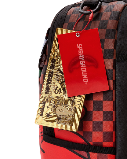 SPRAYGROUNDÂ® BACKPACK MONEY BOY CHILLIN ON BIG ANGRY BIRD BACKPACK