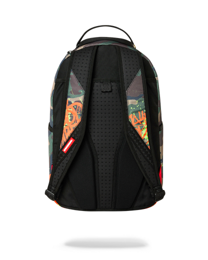 SPRAYGROUND® BACKPACK 90S NICK CAMO WITH GRAFFITI BACKPACK