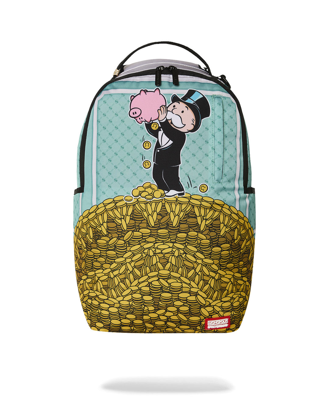 SPRAYGROUND® BACKPACK MONOPOLY MONEY PILE SHARK BACKPACK
