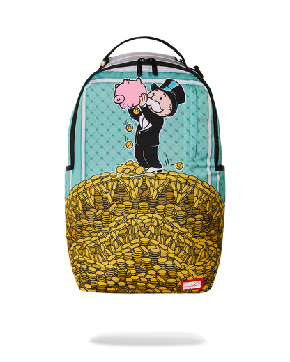 SPRAYGROUND® BACKPACK MONOPOLY MONEY PILE SHARK BACKPACK