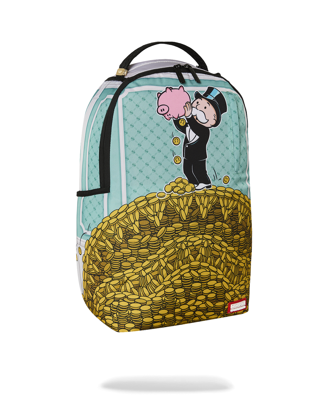 SPRAYGROUND® BACKPACK MONOPOLY MONEY PILE SHARK BACKPACK