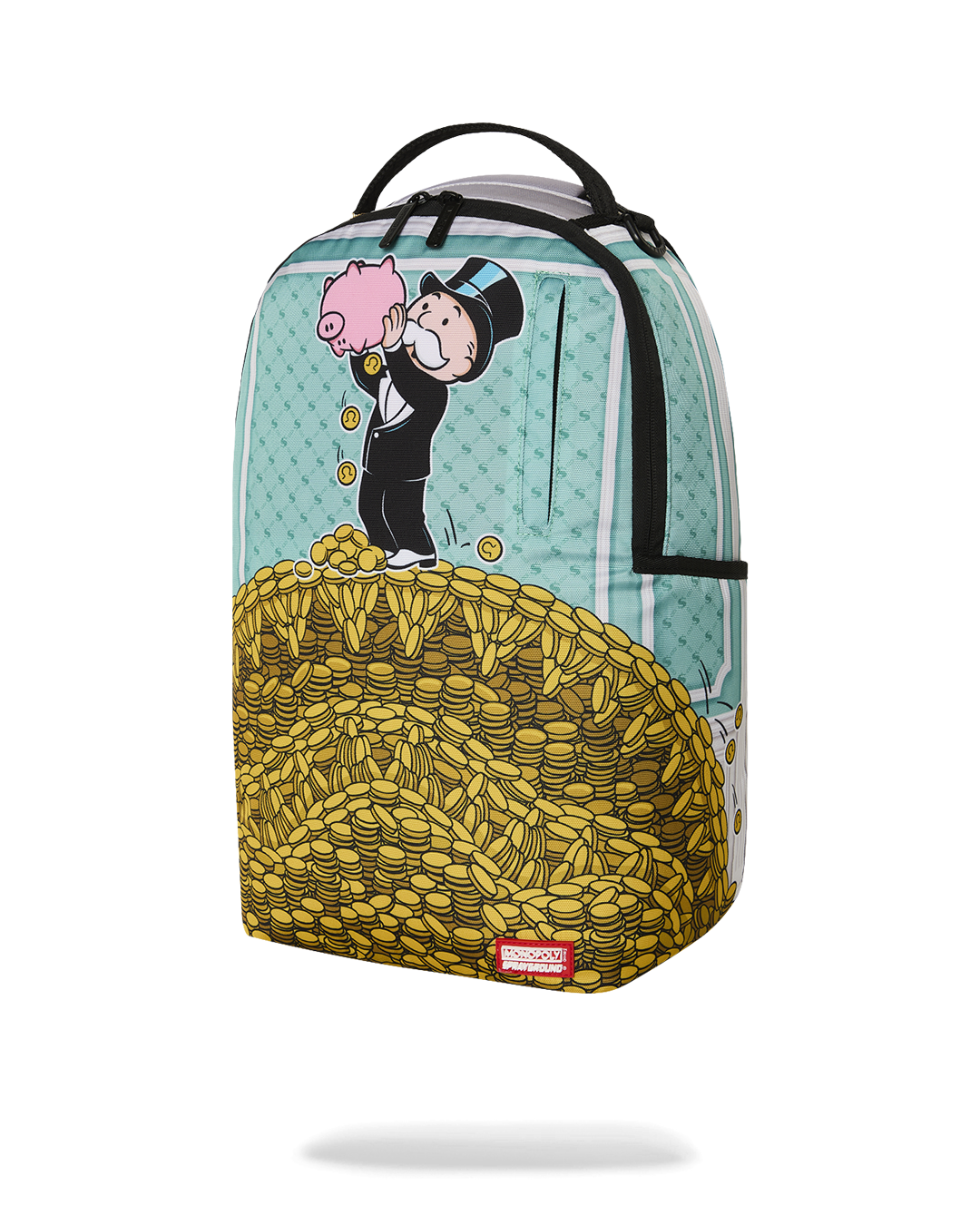 SPRAYGROUND® BACKPACK MONOPOLY MONEY PILE SHARK BACKPACK