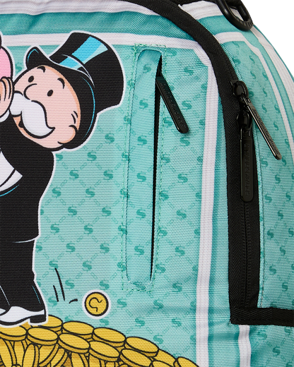SPRAYGROUND® BACKPACK MONOPOLY MONEY PILE SHARK BACKPACK