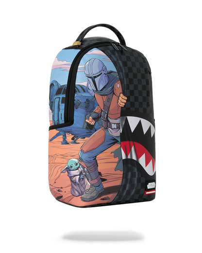 SPRAYGROUNDÂ® BACKPACK STAR WARS MANDO AND GROKU REVEAL BACKPACK