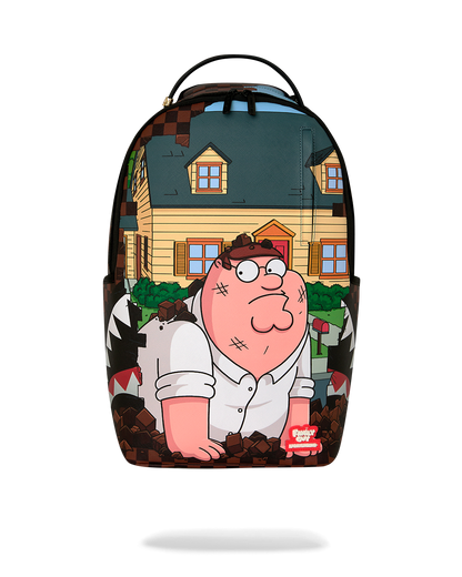 SPRAYGROUNDÂ® BACKPACK FAMILY GUY PETER FALLING THROUGH WALL BACKPACK