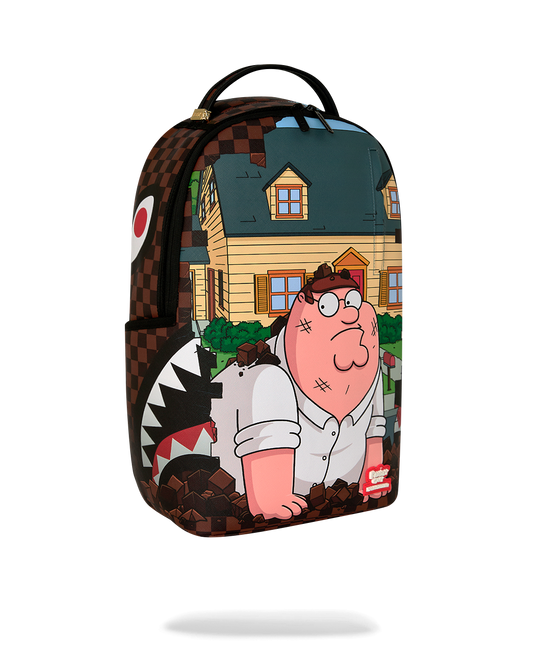 SPRAYGROUNDÂ® BACKPACK FAMILY GUY PETER FALLING THROUGH WALL BACKPACK