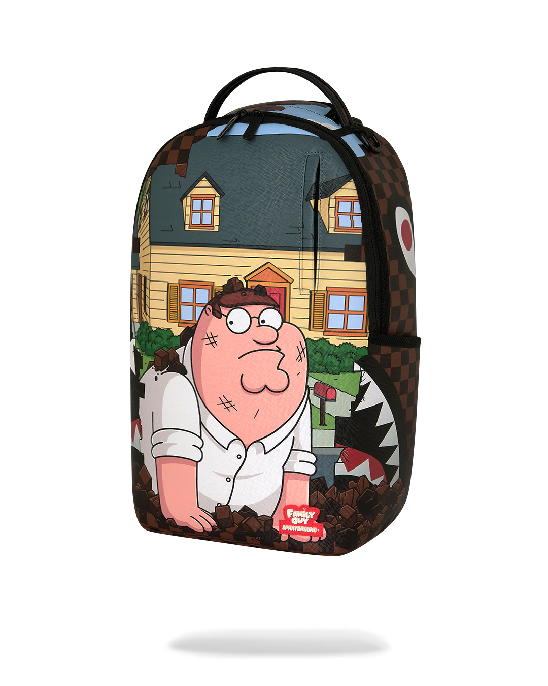SPRAYGROUNDÂ® BACKPACK FAMILY GUY PETER FALLING THROUGH WALL BACKPACK