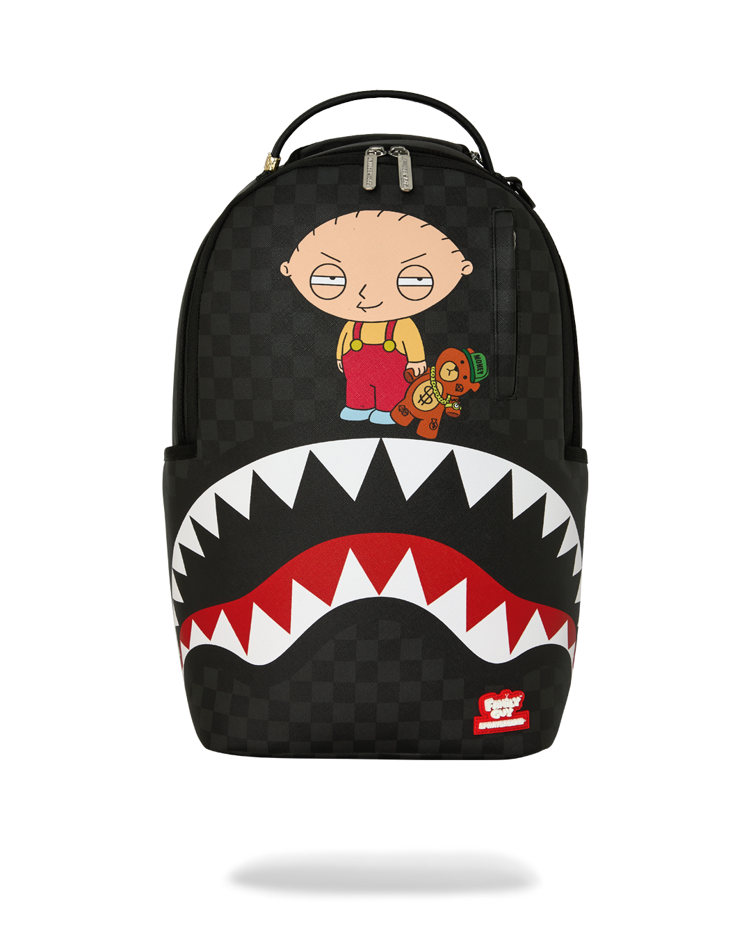 SPRAYGROUND® BACKPACK FAMILY GUY STEWIE HOLDING BEAR KEYCHAIN BACKPACK