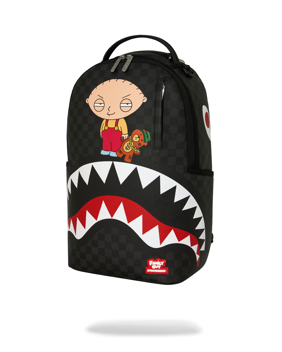 SPRAYGROUND® BACKPACK FAMILY GUY STEWIE HOLDING BEAR KEYCHAIN BACKPACK