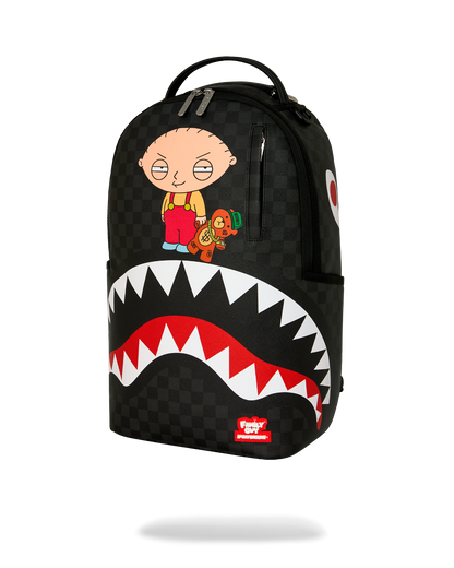 SPRAYGROUND® BACKPACK FAMILY GUY STEWIE HOLDING BEAR KEYCHAIN BACKPACK