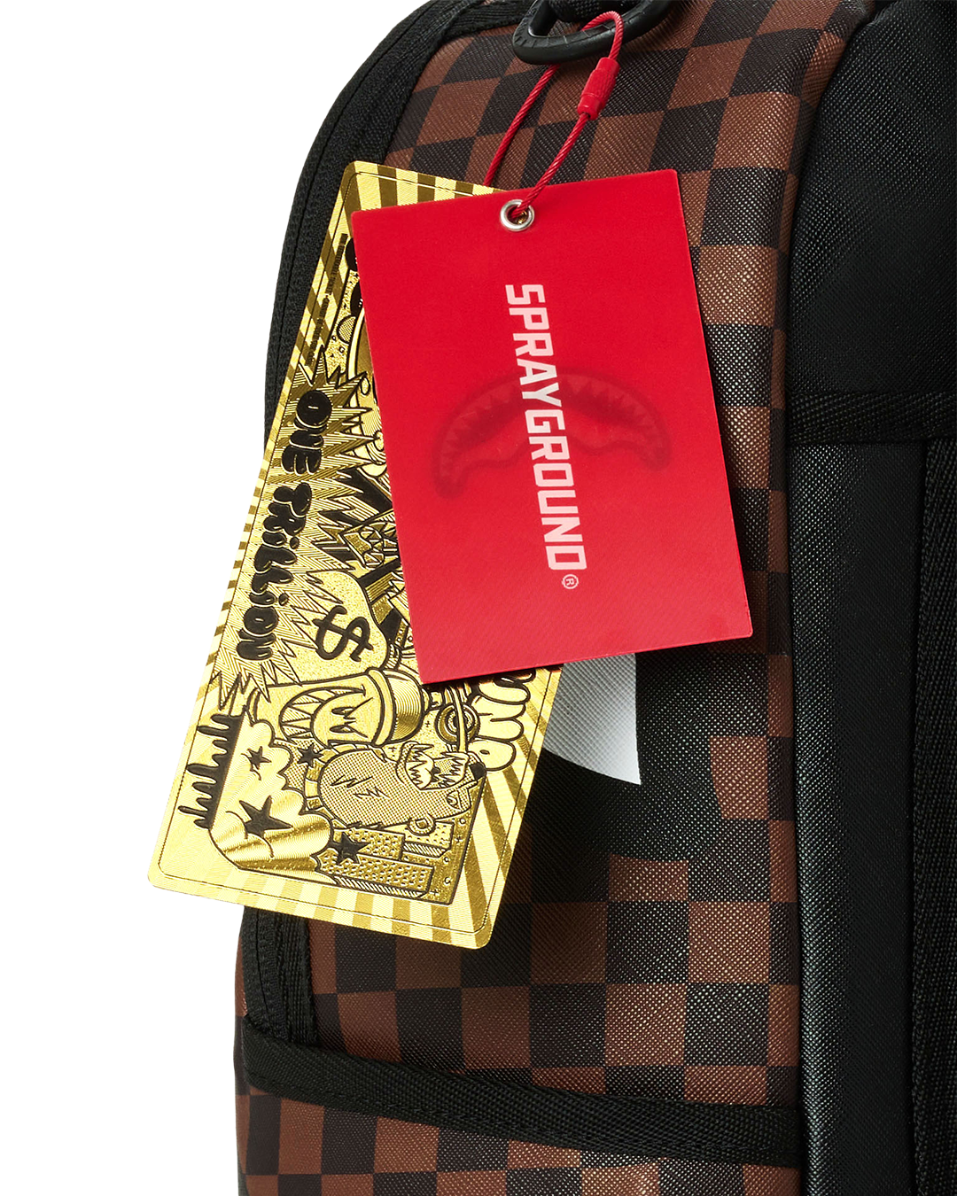 SPRAYGROUNDÂ® BACKPACK SHARKS IN PARIS GOLD DRIP BACKPACK