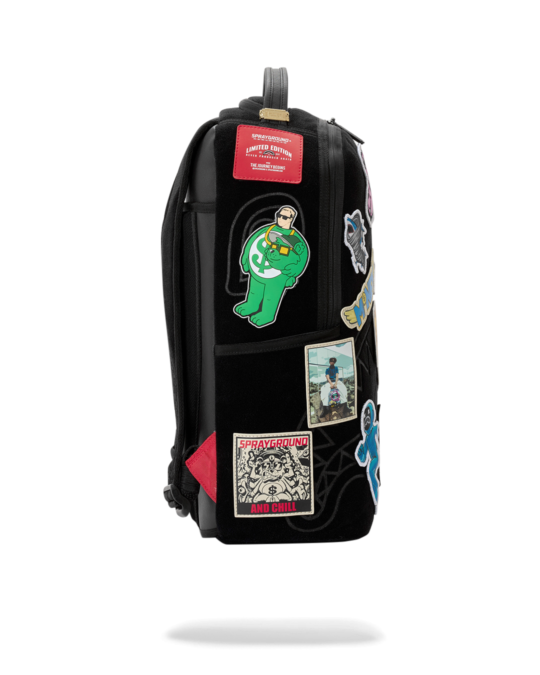 SPRAYGROUND® BACKPACK BUNCH OF VELCRO PATCHES TO MAKE YOUR BACKPACK