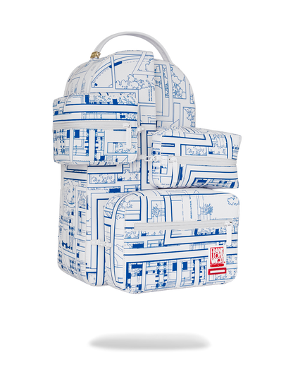 SPRAYGROUND® BACKPACK FRANK LLOYD WRIGHT BLUEPRINT 3D BACKPACK