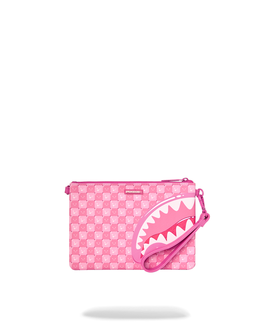 SPRAYGROUND® POUCHETTE SHINOBI SHARKS IN PARIS (PINK) CROSSOVER CLUTCH