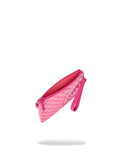 SPRAYGROUND® POUCHETTE SHINOBI SHARKS IN PARIS (PINK) CROSSOVER CLUTCH