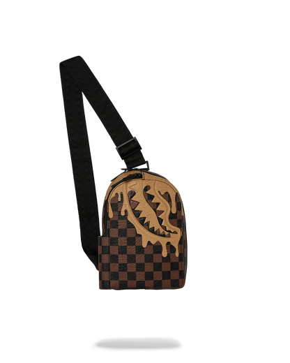 SPRAYGROUND® SLING DESIGNER DRIP EFFECT BACKPACK SLING
