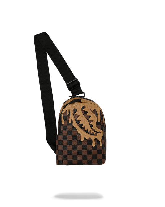 SPRAYGROUND® SLING DESIGNER DRIP EFFECT BACKPACK SLING