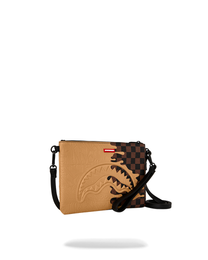 SPRAYGROUND® POUCHETTE DESIGNER DRIP EFFECT CROSSOVER CLUTCH