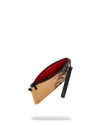SPRAYGROUND® POUCHETTE DESIGNER DRIP EFFECT CROSSOVER CLUTCH