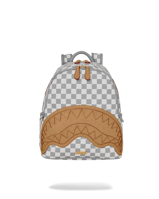 SPRAYGROUND® BACKPACK EMBOSSED CREAM CHECK SAVAGE BACKPACK