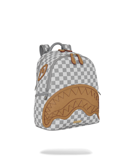 SPRAYGROUND® BACKPACK EMBOSSED CREAM CHECK SAVAGE BACKPACK