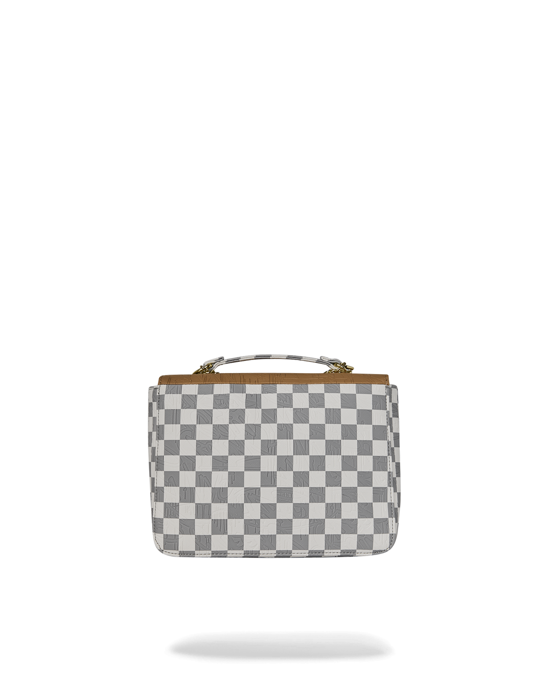SPRAYGROUND® HANDBAG EMBOSSED CREAM CHECK HANDBAG